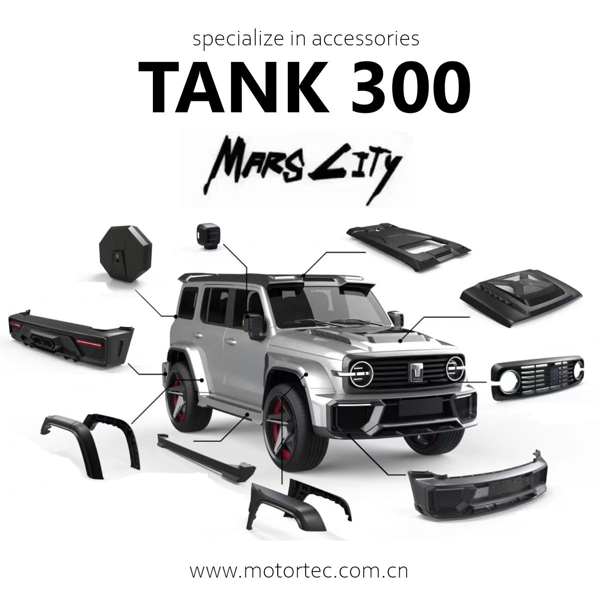 Body Upgarding Kits Mars City for GWM TANK 300 Accessories Factory Price China